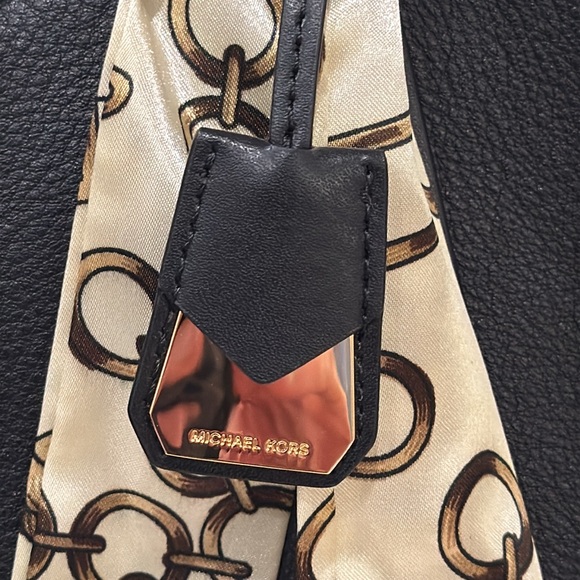 Michael Kors Whitney Black Leather Tote - Picture 4 of 15